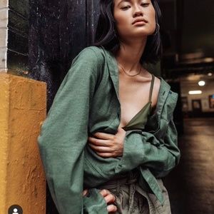 Jack Wills green button up